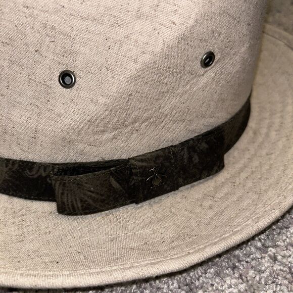 Penguin Cotton/Linen/Spandex Blend Cream Hat Sz. S/M - Picture 2 of 6